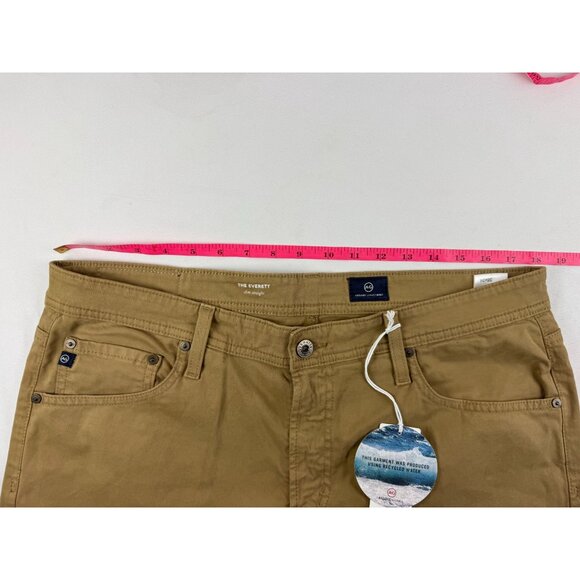 NWT AG Adriano Goldschmied Everett Men’s Slim Straight Pants Cotton 36x34 - Picture 10 of 13